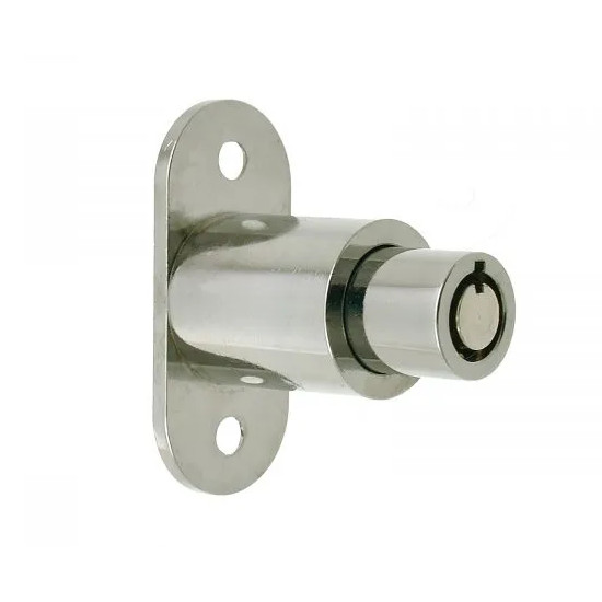 L&F 4360 RPT Sliding Door Lock - Plunger Type - Click Image to Close