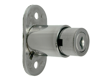 L&F 5860 Sliding Door Lock - Plunger Type - Click Image to Close