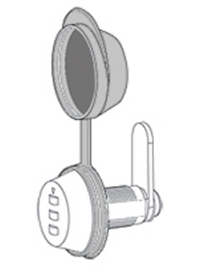 Dust Cover for Combi-Cam Lock - Click Image to Close
