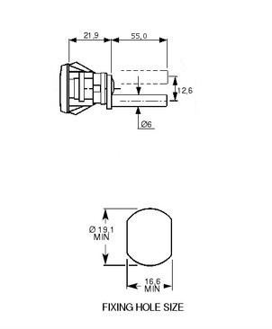 L&F 2736 Multi-Drawer Lock 20mm - Click Image to Close