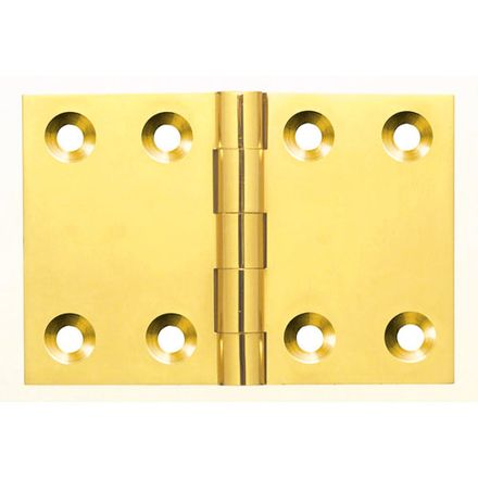 0420 Brass Back Flap Hinge 51mm x 76mm (Pair) - Click Image to Close