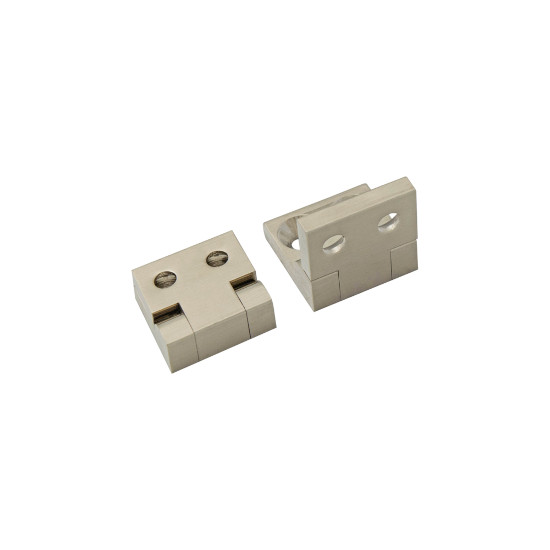 Precision Polished Nickel Stop Hinge 16mm (Pair) - Click Image to Close