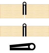 Precision Satin Nickel Butt Hinge 64mm (Pair) - Click Image to Close
